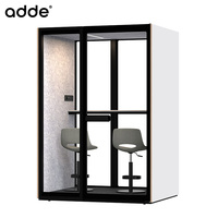 Cabine insonorisée modulaire pour bureau ouvert, salle de réunion 1-2 personnes, cabine téléphonique de bureau en bois, poste de travail individuel