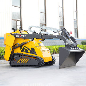 شحن مجاني، لودر حدائق صغير جديد رخيص معتمد من CE/EPA، لودر صغير متعدد الاستخدامات مع دلو وحفار خنادق ومحراث دوار - Product Image 3