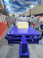 Machine de découpe horizontale automatisée CNC pour la fabrication de mousse éponge, adoptant la technologie de fréquence variable Siemens