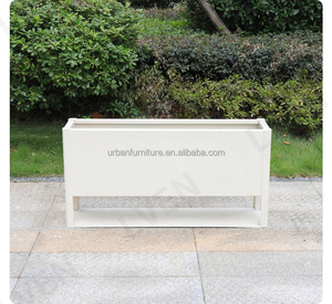 Macetas <span class=keywords><strong>grandes</strong></span> de aleación de aluminio para exteriores, macetas de metal cuadradas ecológicas para venta comercial en la calle, macetas exteriores - Product Image 6