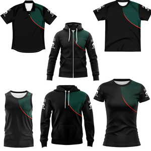 Colección de Ropa para Fanáticos de los Parramatta Eels, Camiseta de Manga Corta con Estampado en Negro y Verde - Product Image 1