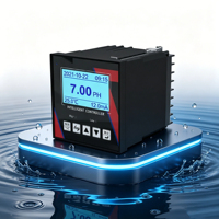 Probe Kualitas Air RS485 Self-Cleaning Opsional pH EC TDS ORP DO Cl2 Turbidity dengan LCD untuk Pemantauan Sungai & Waduk