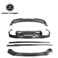 Kit carrosserie en fibre de carbone Mustang S650, lèvre de pare-chocs avant, diffuseur, spoiler pour Ford Mustang S650 2.3T/5.0 2024