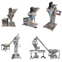 Machine à emballer de remplissage de tarière de poudre sèche semi-automatique 500g ABC/remplisseur de doseur de tarière manuelle 50g