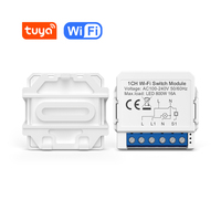 Disjoncteur intelligent Tuya 100 ~ 240v, application de contrôle vocal, bricolage maison, minuterie de lumière relais Avatto commutateur de lumière intelligent Module de relais