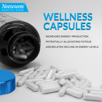 Complément NAD+ liposomal Neewwon 1500mg avec Resvératrol, capsules NAD+ et supplément stimulant, Halal, végétalien