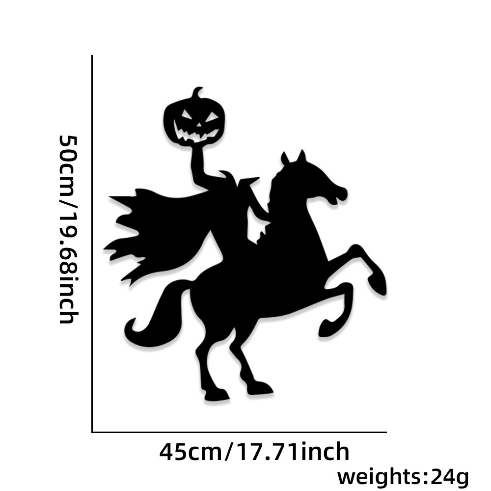 Noir - Citrouille à cheval