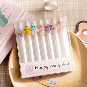 Lot de stylos gel bleus en plastique 0,5 mm, créatifs, mignons et kawaii pour enfants, avec logo personnalisé, vente en gros du fabricant - Product Image 2