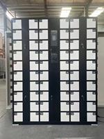 Casier de rangement et de charge pour téléphone portable Nayax, prend en charge le paiement par carte de crédit, prise standard européenne et ports USB, casier intelligent