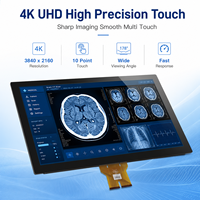 Module d'affichage tactile capacitif médical 4K UHD de 21,5, 27 et 32 pouces, EDP USB tactile 10 points pour équipement chirurgical et industriel