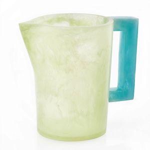Carafe à eau en résine multicolore de style classique, écologique et compatible lave-vaisselle, capacité 1L/1,5L pour le thé et l'utilisation comme bouilloire - Product Image 1