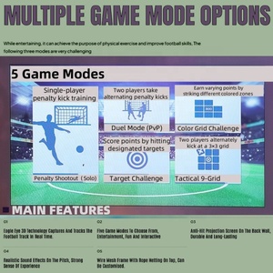 Trong nhà mô phỏng bóng đá bóng đá đào tạo bóng đá AR chiếu 360S bóng đá mô phỏng hệ thống tương tác trò chơi thể thao máy - Product Image 3