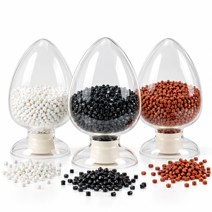 Gránulos de Poliamida Modificados <span class=keywords><strong>PA6</strong></span> PA11 <span class=keywords><strong>PA12</strong></span>, Pellets de Poliamida de Ingeniería con 10%-50% de Fibra de Vidrio, HB/V0, Resistencia al Fuego, para Moldeo por Inyección - Product Image 1