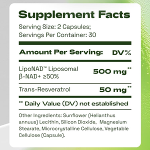 Cápsulas de Nicotinamida Mononucleótido (NMN) Pura, Precio al por Mayor, Suplementos Dietéticos, Cápsulas de NMN - Product Image 4