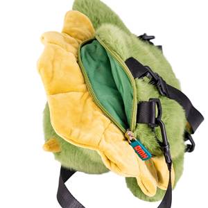 Cute Green Dino Super Soft Plush Stuffed Animal Backpack with Stress Relief Function for Kids Adjustable Shoulder Strap Birthday - Product Image 5