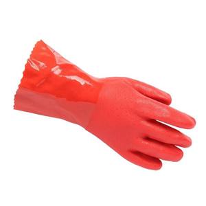 Gants en PVC East Asia 802F-40, épaisseur moyenne, imperméables, pour le nettoyage domestique, avec doublure en coton, durables et réutilisables - Product Image 3