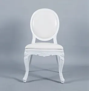 Reçine istiflenebilir ziyafet luis yemek düğün sandalyesi