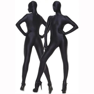 <span class=keywords><strong>Combinaison</strong></span> moulante pour femme avec fermeture éclair invisible et entrejambe ouvert, idéale pour le cosplay, les costumes de scène, le Zentai, le remodelage corporel et les tenues sexy intégrales - Product Image 6