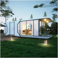 Maison capsule spatiale personnalisée, villa mobile préfabriquée, directement de l'usine