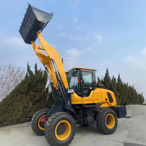 Mini-lader diesel 0,8 ton 1,5 ton 2 ton 2,5 ton laders 4-wiel lader elektrisch met bak fabrieksgroothandelsprijs goedkoop - Product Image 1