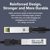 Cable Twinax de Cobre Pasivo de Conexión Directa SFP+ a SFP+ DAC de 10G, 1m, 2m, 3m, 5m, 7m, Compatible con OEM para Venta al por Mayor de Infraestructura de Red