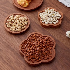 Plateaux de rangement multifonctionnels en ébène en gros – Décoratifs, rectangulaires, ronds et en forme de fleur pour la maison - Product Image 4
