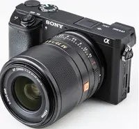 Viltrox Lensa Kamera Sony E-mount, 23Mm F1.4 STM untuk Lensa Kamera Sony A6300 A6600 A9 A7RIII A7M3 A7RIV Fokus Otomatis AF 23/1.4 E Lensa APS-C