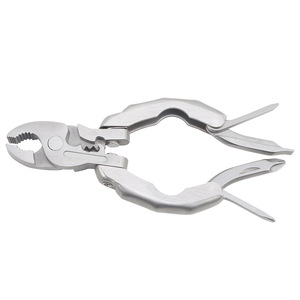 Outil multifonction <span class=keywords><strong>9</strong></span>-en-1 de poche, mini-outil portable en acier inoxydable EDC, pinces multifonctions Turtle Back pour homme - Product Image 4