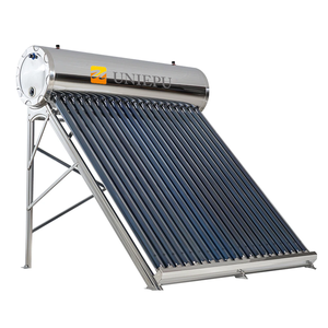 Proveedor OEM, Calentador de Agua Solar de Tubo de Vacío Residencial Compacto de Acero Inoxidable de 100L 200L, Montado en la Pared, 200 Litros, Sin Presión - Product Image 4