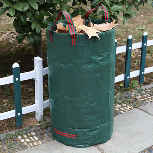 Bolsa Impermeable para Hojas de Jardín con Tela Tejida de PP Reforzada, Recolector de Residuos de Jardín de Gran Capacidad para Limpieza de Césped y Jardín al Aire Libre - Product Image 6