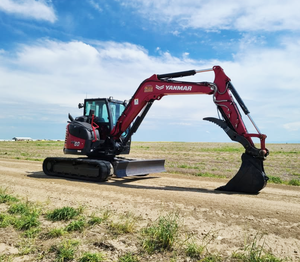 Mini-excavatrice sur chenilles YANMAR ViO80 de 8 tonnes d'occasion à prix avantageux, petite pelle d'occasion certifiée CE Yanmar à vendre - Product Image 4