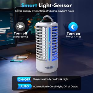 Saijzek 2500mah Rechargeable Portable Bug Zapper Tueur d'insectes moustiques haute efficacité avec <span class=keywords><strong>lampe</strong></span> à LED matériau ABS - Product Image 2
