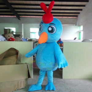 Disfraz de <span class=keywords><strong>Mascota</strong></span> Personalizado de Pájaro Azul para Adultos, Traje de <span class=keywords><strong>Paloma</strong></span> de Dibujos Animados con Cabeza de Espuma EVA y Cuerpo de Peluche, para Fiestas de Halloween, Eventos Escolares y Promoción de Marca - Product Image 2