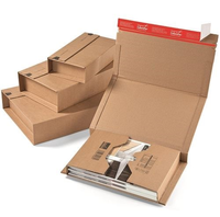 Enveloppes pour livres auto-adhésives, boîtes d'emballage réglables, emballage pour livres, boîtes postales en carton