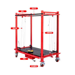 6m 8m 10m 12m elektrikli İskele paletli paletli makaslı kaldırma zinciri Weel Weel büyük çaplı kabul OEM/ODM - Product Image 6