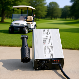 Chargeur électrique pour voiturette de golf DB Wholesale 48V 15A avec affichage LED, chargeur de batterie pour voiturette de golf - Product Image 2