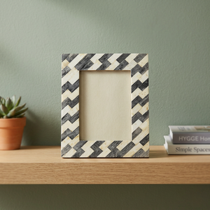 2026 Unique Bone Inlay Hanging Metal Photo <b>Frame</b> Certificate <b>Painting</b> Scenery Keepsake Decorative Handmade Square Image Casement - Product Image 1