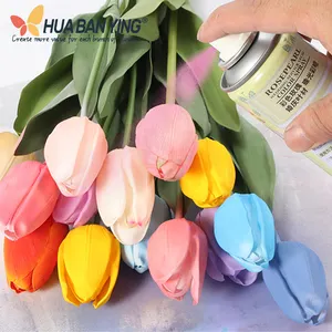 Spray colorido e gradiente para flores, venda quente, pintura spray de flores real