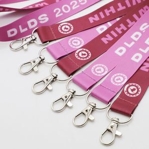 Custom Printed Lanyards Leadership Event Accessory Heat Transfer Lobster Clasp Conference Promotional Gift Lanyard - Product Image 2