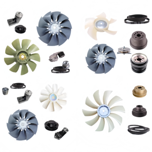 Aspas de Ventilador para Excavadoras XCMG XE135 150 200 215 335 370 490 550 700, Números de Pieza 800104315 801905480 805004702 803172657 - Product Image 3