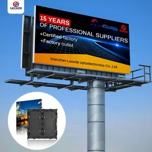 Guangdong Factory Price 960*960 Cabinet Outdoor Roadside Led Panel Screen Led Display Video Wall Billboard Sign Support Custom