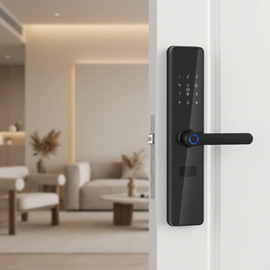 Serrure Intelligente Semi-Automatique Antivol Vertexis en Alliage d'Aluminium et Acier, Connectée Wi-Fi Tuya TTlock, Cylindre de Serrure de Classe C - Product Image 3