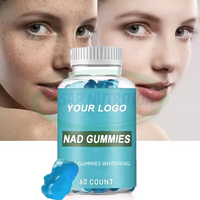 Ausreson OEM Gommes au resvératrol NAD + Supplément Nicotinamide Adénine Dinucléotide Soins de la peau Blanchiment Plus Gommes au NAD