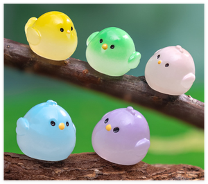 Groothandel Trend Kip Vogel Leeuwerik Beeldjes Diy Poppenhuis Kit Huis Tuin Aquarium Decoratie 3d Miniaturen Schattig Bad Bom Speelgoed - Product Image 2