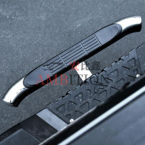 AMBITION Vente chaude Marchepied d'attelage rond de 3 pouces en acier inoxydable pour attelage de <span class=keywords><strong>remorque</strong></span>, très poli, pour attelage de 2 pouces, finition chromée brillante - Product Image 5