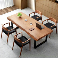 Ensemble bureau et chaise multifonctionnel en bois massif minimaliste pour le bureau, la maison, la formation et l'étude
