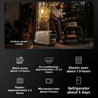 Station d'alimentation portable d'extérieur à charge rapide ECOFLOW Delta Pro 3 (CN), sortie 4000W, capacité 4096Wh, 220V haute puissance pour le camping