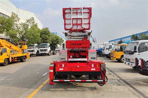 Everstar thang nâng xe tải 36 Mét thủy lực xe tải gắn kính thiên văn truy cập thang xô bùng nổ trên không manlift nền tảng làm việc - Product Image 6