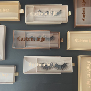 Boîte d'emballage pour cils en papier vide personnalisable, portable, avec étiquette privée, pliable, magnétique - Product Image 4