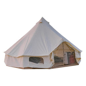 Tente pyramidale de luxe Glamp <span class=keywords><strong>Yourte</strong></span> avec cheminée pour extérieur Farmhouse B & B Camping - Product Image 1
